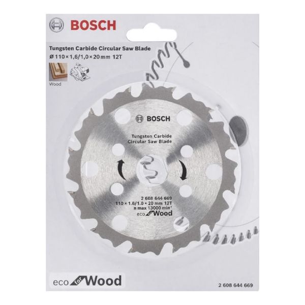 Lưỡi cưa gỗ Bosch Eco for Wood 110mm (2608644669) - Chính hãng - hình ảnh sản phẩm thực tế 1