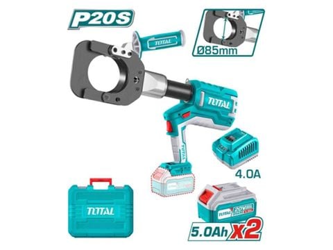 Máy cắt cáp thủy lực dùng pin LithiumIon 20V Total TRCLI2005 (2 pin 5.0Ah & 1 Sạc)