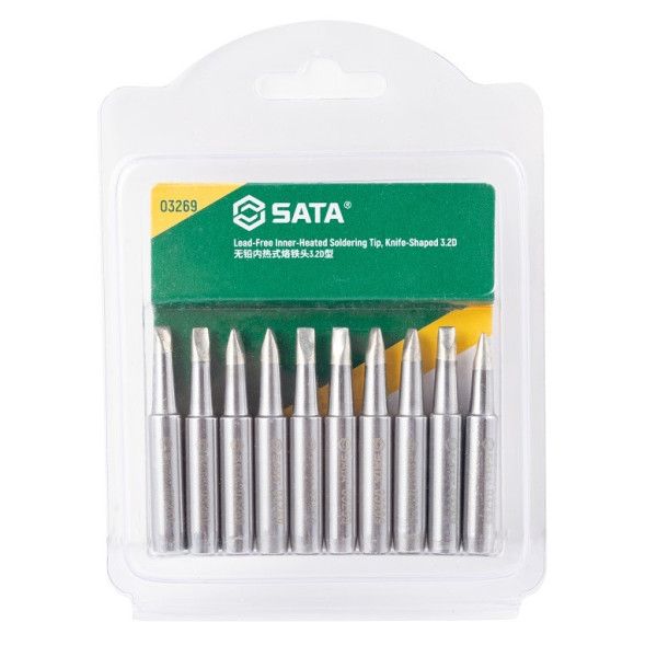 Mũi Hàn Không Chì Đầu Dẹp Sata 03269 3.2D Chính Hãng - hình ảnh sản phẩm thực tế 1