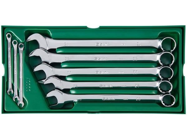 Bộ Cờ Lê Vòng Miệng Sata 09907 8 Chi Tiết Chính Hãng - hình ảnh sản phẩm thực tế 1