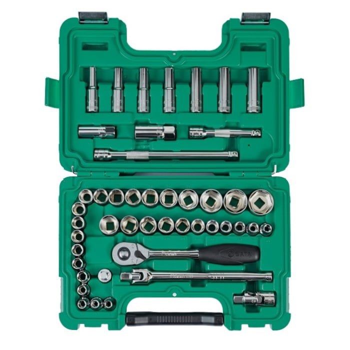 Bộ Tuýp SATA 09006 46 Chi Tiết 1/2 Inch Chính Hãng - hình ảnh sản phẩm thực tế 1