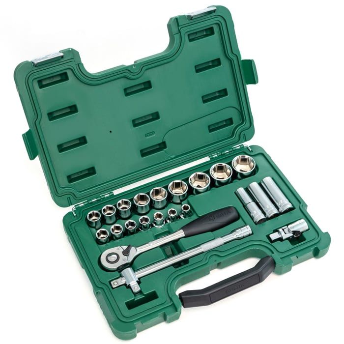 Bộ Tuýp SATA 09005 23 Chi Tiết 1/2 Inch Chính Hãng Chuyên Nghiệp - hình ảnh sản phẩm thực tế 1