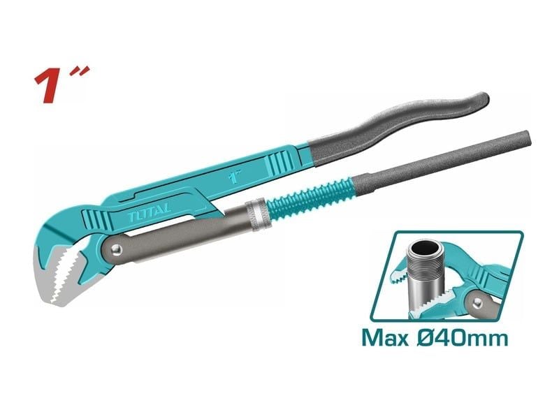 1" Mỏ lết kiểu thụy điển 45 độ Total THT172013