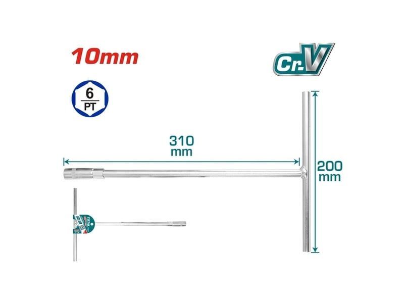 10mm Cần vặn hình chữ T Total THTSW1006
