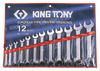 Ảnh thu nhỏ Bộ cờ lê 2 đầu miệng 1112SR KINGTONY 12 chi tiết 1