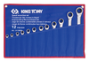 Ảnh thu nhỏ Bộ cờ lê vòng miệng tư động 12 cái Kingtony 12112MRN 1