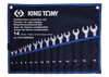 Ảnh thu nhỏ Bộ cờ lê vòng miệng siêu nhẹ 6-19mm Kingtony 12D14MRN05 1