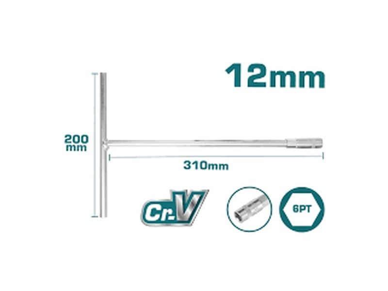 12mm Cần chữ T Total THTSW1206