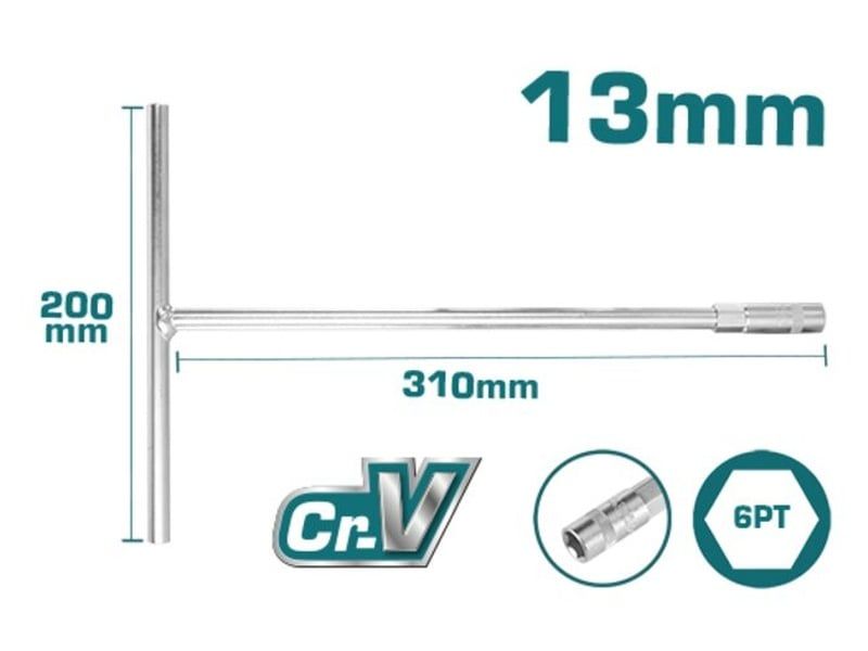 13mm Cần chữ T Total THTSW1306