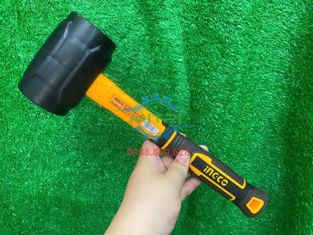 16Oz Búa cao su đen Ingco HRUH8816 - hình ảnh sản phẩm thực tế 3
