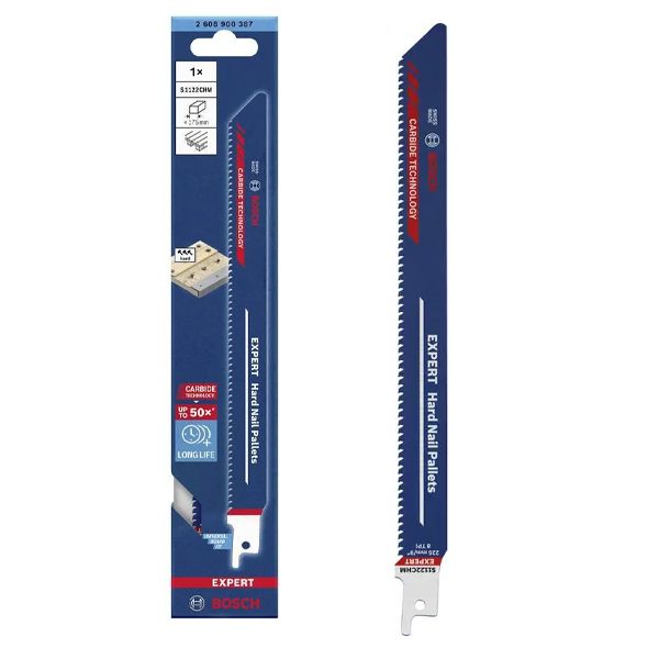 Lưỡi cưa kiếm S 1122 CHM Hard Nail Pallets (Bộ 1 lưỡi) 2608900387 - hình ảnh sản phẩm thực tế 1