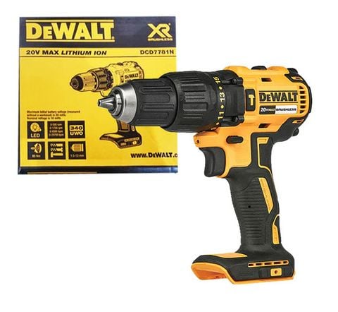 Máy khoan cầm tay 20V Dewalt DCD7781N