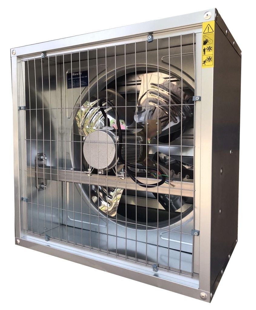 Quạt thông gió vuông trực tiếp HSB 600 - hình ảnh sản phẩm thực tế 1