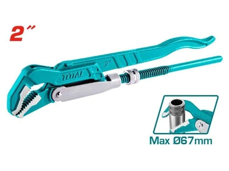2" Mỏ lết kiểu thụy điển 45 độ Total THT172023