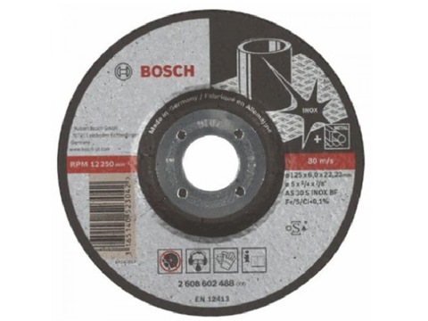 Đá mài 125x6x22.2mm (inox)  BOSCH 2608602488