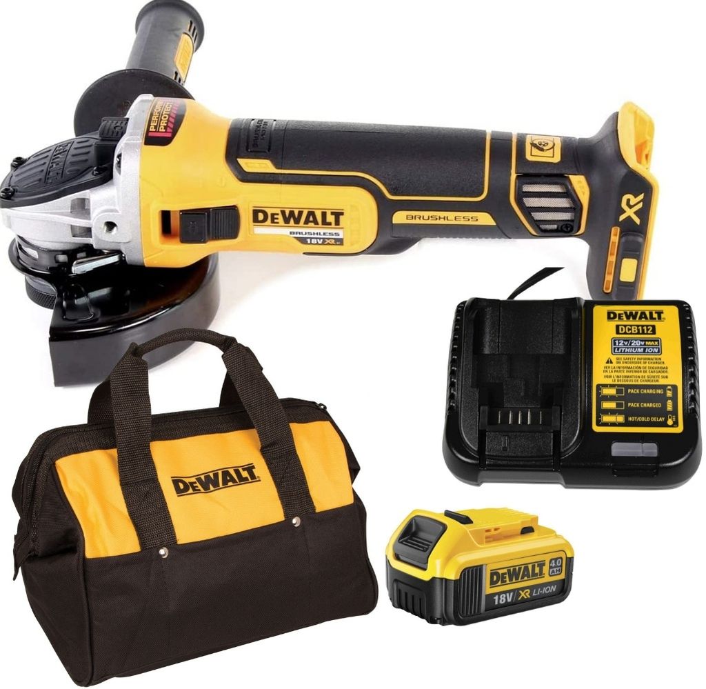 Máy mài cầm tay 20V Dewalt DCG405M1 - hình ảnh sản phẩm thực tế 2