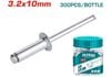 Ảnh thu nhỏ Đinh Rive Rút Nhôm/Inox 3.2x10mm Total WJRT3201011 1