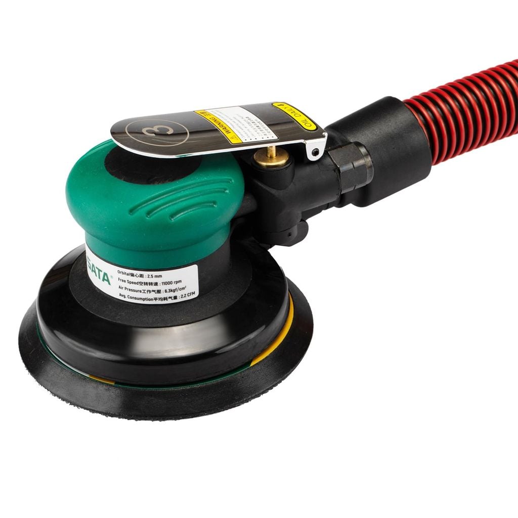 Máy Chà Nhám Khí Nén Sata 02665 5 Inch Chính Hãng - hình ảnh sản phẩm thực tế 1