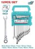 Ảnh thu nhỏ Bộ 12 Cờ Lê Tự Động Gật Gù Total THT102RK5126 (8-19mm) 1