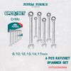 Ảnh thu nhỏ Bộ 6 Cờ lê miệng vòng 2 chiều - THT102RK566 1