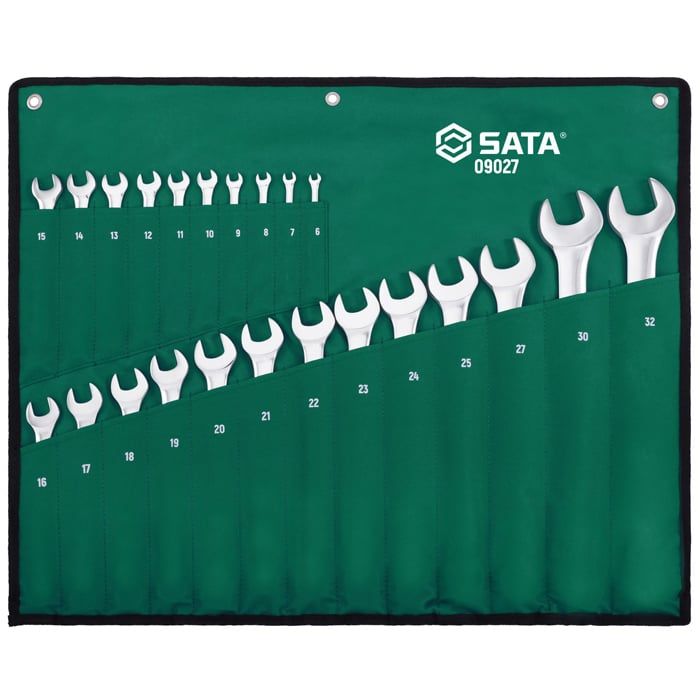 Bộ Cờ Lê Vòng SATA 09027 23 Chi Tiết 6-32mm Chính Hãng - hình ảnh sản phẩm thực tế 1