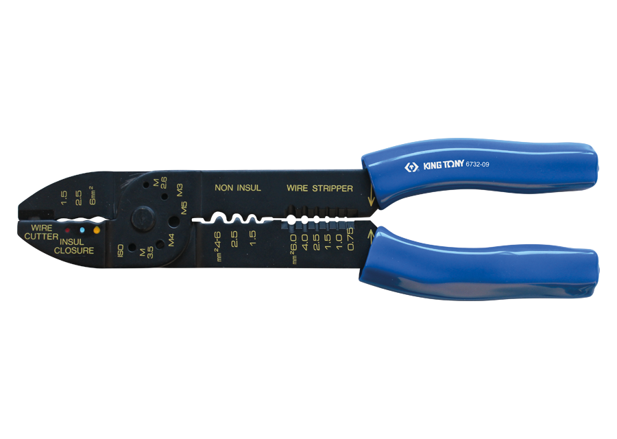 Kìm tuốt dây điện Kingtony 6732-09 tuốt , cắt , bấm cos - hình ảnh sản phẩm thực tế 1