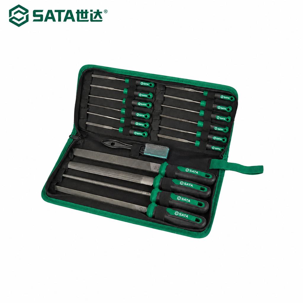 Bộ Dũa Kim Loại 17 Chi Tiết SATA 03719 Chính Hãng - hình ảnh sản phẩm thực tế 1