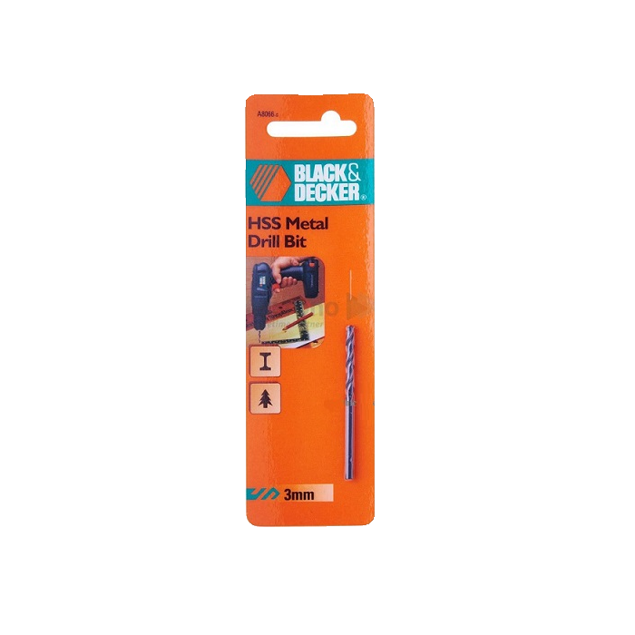 3.0MM HSS Mũi khoan sắt A8066 - hình ảnh sản phẩm thực tế 1