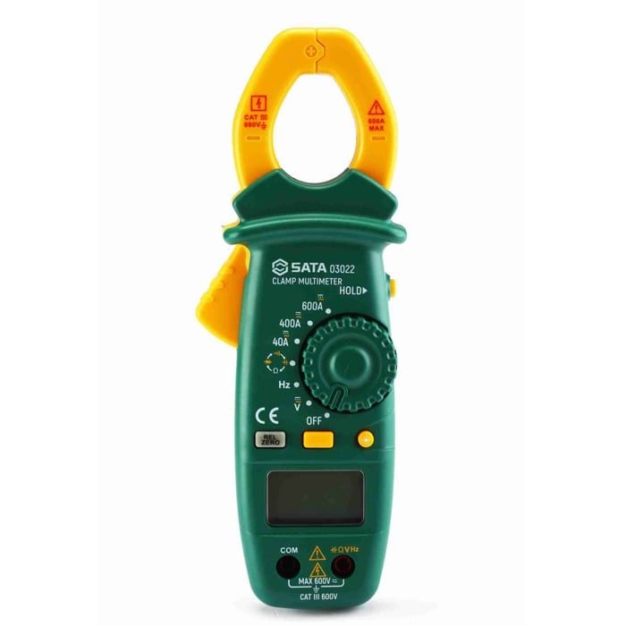 Đồng Hồ Vạn Năng Ampe Kìm SATA 03022 600A 600V Chính Hãng - hình ảnh sản phẩm thực tế 1