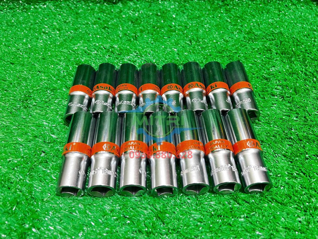 Đầu tuýp dài 1/2″-18mm 6 cạnh ASAKI AK-6557 - hình ảnh sản phẩm thực tế 4