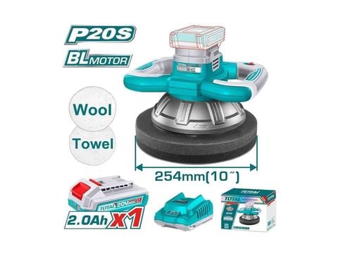 Máy đánh bóng dùng pin 20V Total TOPLI2025481 (1 Pin 2.0Ah, 1 Sạc)