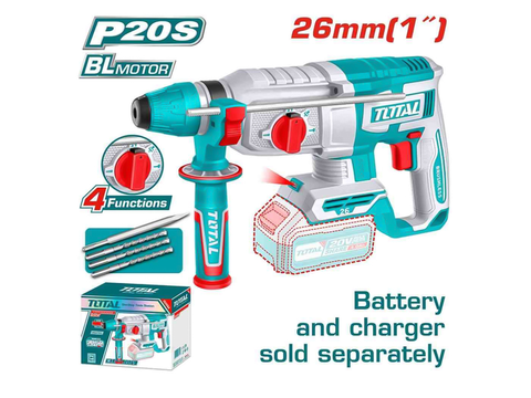 Máy khoan bê tông 3 chức năng dùng pin 20V Total TRHLI20268 (Chưa Pin & Sạc)