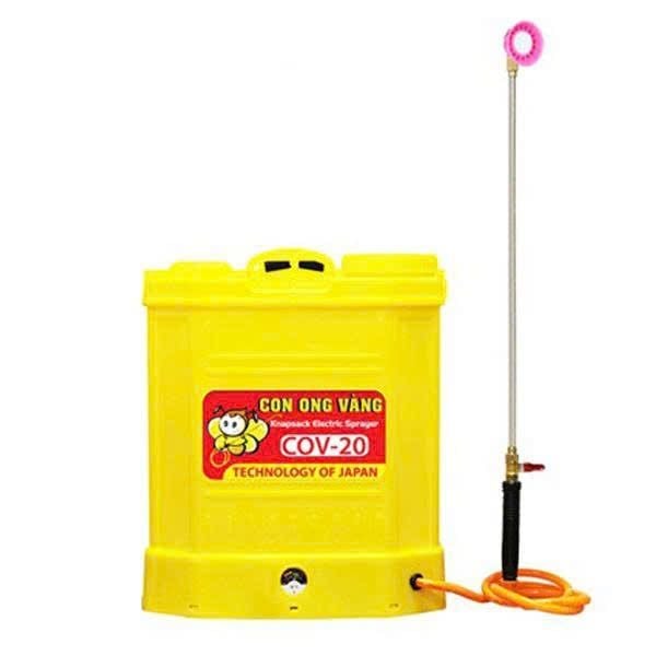 Bình Xịt Điện Con Ong Vàng COV20 20L Chính Hãng 12V/8Ah - hình ảnh sản phẩm thực tế 1