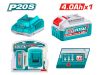 Ảnh thu nhỏ Bộ 1 pin 4.0 Ah và 1 sạc 20V Total TFBCPK1012 1
