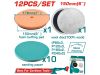 Ảnh thu nhỏ Bộ 12 đĩa mài bóng và đánh bóng 150mm Total TAC15012 1