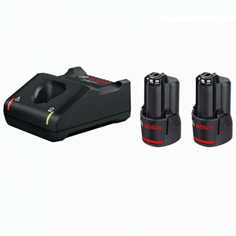Bộ 2 Pin 2.0Ah + Sạc nhanh GAL 12V-40 BOSCH 1600A01B8W