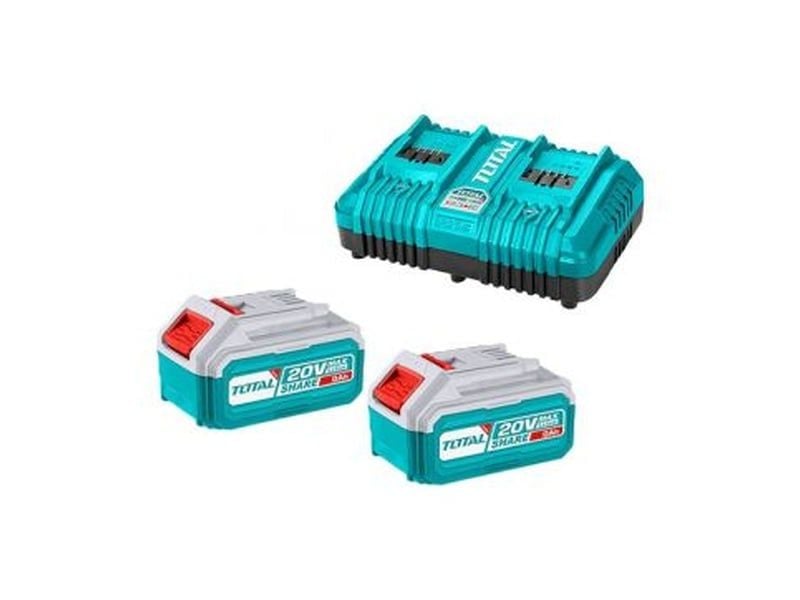 Bộ 2 Pin Lithium-ion 42V 2.5Ah, 1 Sạc 2A Total TFBCPM25221