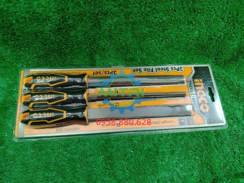 Bộ 3 giũa sắt Ingco HKTFS1308 - hình ảnh sản phẩm thực tế 2