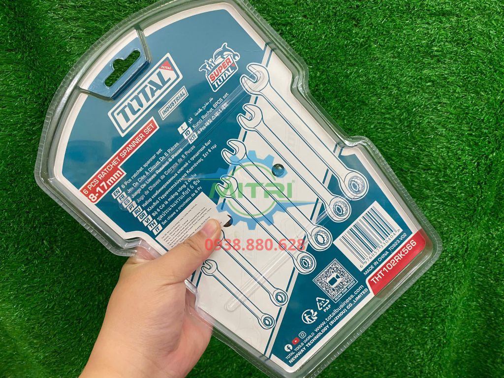 Bộ 6 Cờ lê miệng vòng 2 chiều - THT102RK566 - hình ảnh sản phẩm thực tế 3
