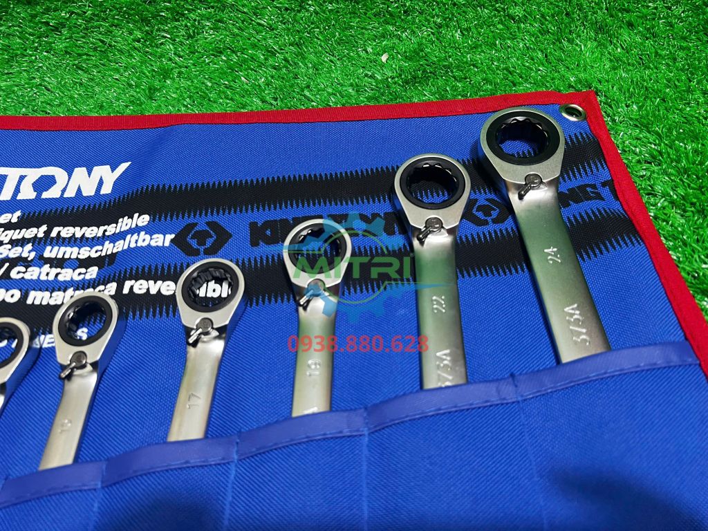 Cờ lê vòng miệng 12 cái hệ mét Kingtony 122A12MRN 8-24mm - hình ảnh sản phẩm thực tế 4