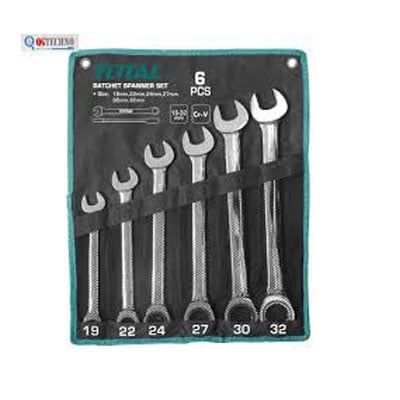 Bộ cờ lê vòng miệng 6 chi tiết Total THT102RK061 19-32mm - hình ảnh sản phẩm thực tế 1