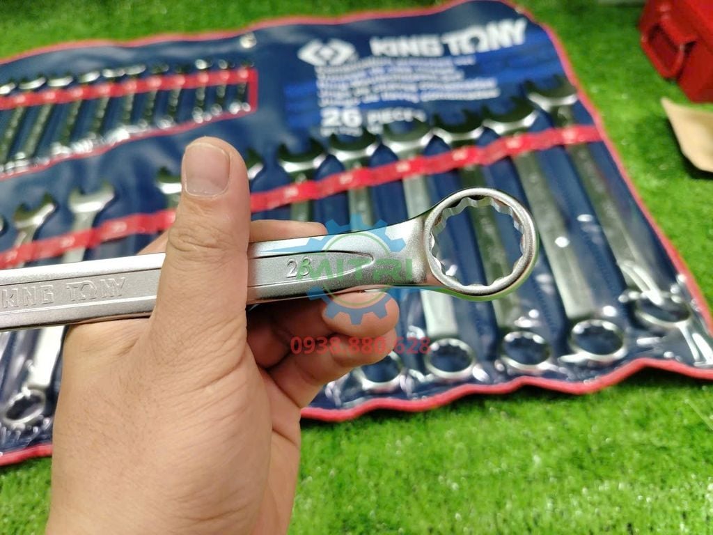 Bộ Cờ Lê Vòng Miệng 26 Cái Kingtony 1226MR 6–32mm Chính Hãng Có Sẵn Tại Minh Triết - hình ảnh sản phẩm thực tế 8