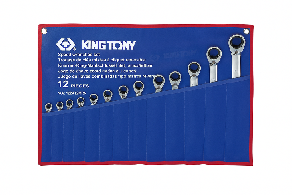 Bộ Cờ Lê Vòng Miệng 14 Cái Hệ Mét Kingtony 122A14MR 8-24mm - hình ảnh sản phẩm thực tế 1