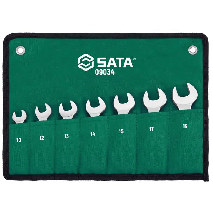 Bộ Cờ Lê Vòng Miệng Tự Động SATA 09034 7 Chi Tiết 10-19mm - hình ảnh sản phẩm thực tế 1