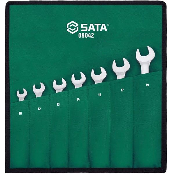 Bộ Cờ Lê Vòng Miệng Tự Động Lắc Léo SATA 09042 7 Chi Tiết - hình ảnh sản phẩm thực tế 1