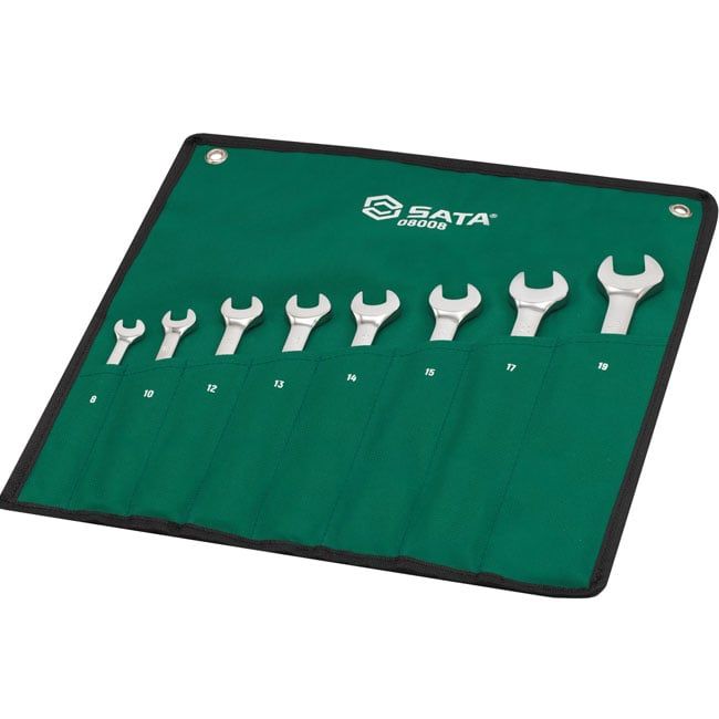 Bộ Cờ Lê Vòng Miệng Tự Động SATA 08008 8 Chi Tiết Chính Hãng - hình ảnh sản phẩm thực tế 1