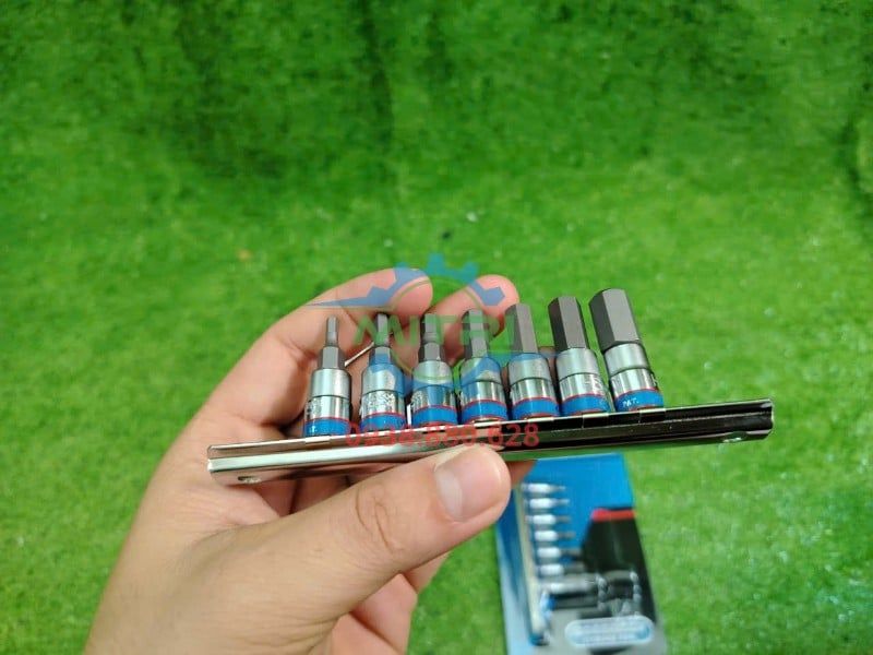 Bộ Đầu Khẩu Lục Giác Kingtony 2127PR 7 Chi Tiết Chính Hãng Có Sẵn Tại Minh Triết - hình ảnh sản phẩm thực tế 2