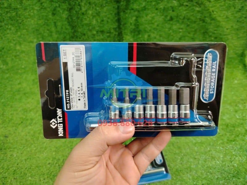 Bộ Đầu Khẩu Lục Giác Kingtony 2127PR 7 Chi Tiết Chính Hãng Có Sẵn Tại Minh Triết - hình ảnh sản phẩm thực tế 1