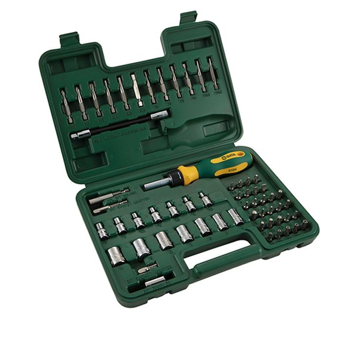 Bộ Đầu Tuýp 60 Chi Tiết Cần Tự Động SATA 09324 Chính Hãng - hình ảnh sản phẩm thực tế 1