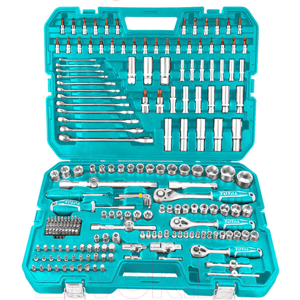 Bộ đồ nghề đa năng 216 chi tiết Total THKTHP22166 - hình ảnh sản phẩm thực tế 1